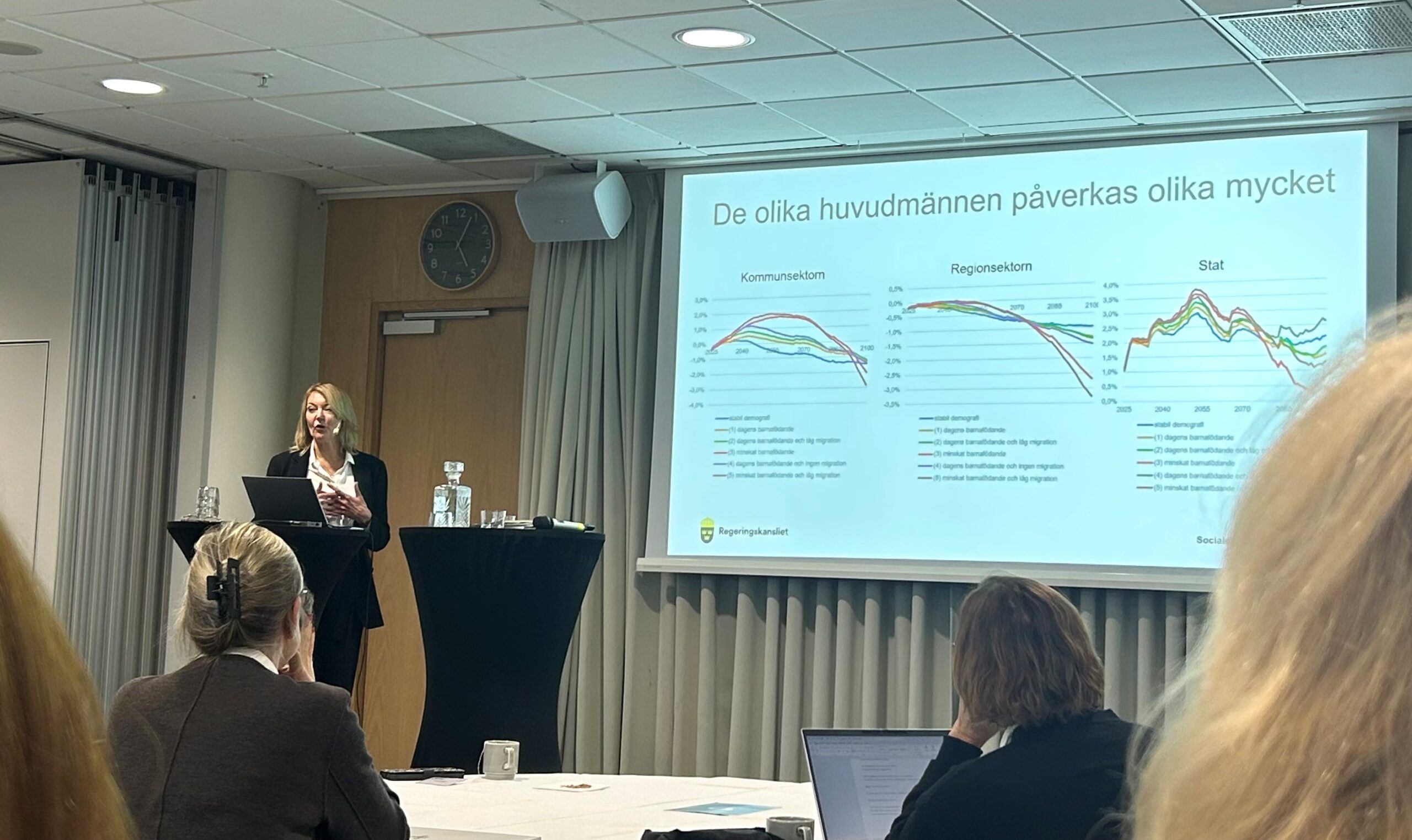 Utredningen deltog i Kommundirektörsföreningens höstkonferens